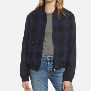 Rails Bolton Buffalo Bomber Jacket, Navy & Black, sz. XS